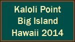 Kaloli Point Big Island Hawaii 2014 Kaloli Point Big Island Hawaii 2014