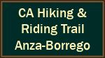 CA Hiking & Riding Trail Anza-Borrego CA Hiking & Riding Trail Anza-Borrego