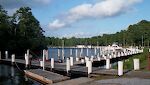 Fra marinaen i Pocomoke River State Park i Maryland, hvor jeg camperer i to dage.