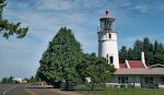 Umpqua Lighthouse ligger lige syd for Salmon Harbor. Umpqua Lighthouse ligger lige syd for Salmon Harbor.