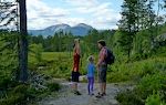 Efter ca. 3½ km kommer vi omsider ud af den tætte skov. Efter ca. 3½ km kommer vi omsider ud af den tætte skov.