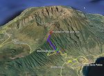 Vandretur på Cumbre Nueva med opstigning fra øst. 14,6 km med en højdeforskel på godt 1000 m.