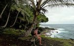 Vi gør holdt ved Lono-Kanaloa Heiau på 'Red Road', som går langs kysten. Vi går først ud til kysten. Vi gør holdt ved Lono-Kanaloa Heiau på 'Red Road', som går langs kysten. Vi går først ud til kysten.