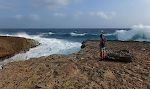 Vi har haft meget blæst i vores første uge på Curaçao, og det blæser også i dag ret kraftigt fra nordøst.