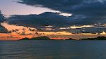 Solnedgang bag øen Ischia. Solnedgang bag øen Ischia.