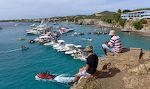 Udsigt fra det hjørne, der bruges til udspring (se også vores video på <curacao2018video @ //moyn.dk/curacao2018.html>). Udsigt fra det hjørne, der bruges til udspring (se også vores video på <curacao2018video @ //moyn.dk/curacao2018.html>).