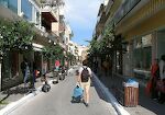En typisk gade i Chania.