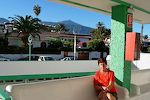 Udsigt til Teide fra hotellet på en dag med klart vejr (20. nov).