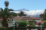 Udsigt til vulkanen Teide fra hotellets sydside (taget den 18. nov, morgenen efter vores ankomst).