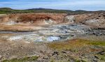 Vi kommer forbi et farverigt geotermisk område, som kaldes Seltún. Vi kommer forbi et farverigt geotermisk område, som kaldes Seltún.