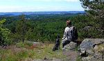 Og her er udsigten fra Sotåsen mod vest i retning af Kristiansand. Og her er udsigten fra Sotåsen mod vest i retning af Kristiansand.