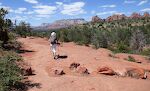 Broken Arrow Trail til Submarine Rock blev vores flotteste tur i Sedona.