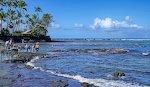 Gunhild er på vej til at tage en snorkeltur ved Kahalu'u Beach. Heldigvis blæser det ikke så meget i dag som i går. Gunhild er på vej til at tage en snorkeltur ved Kahalu'u Beach. Heldigvis blæser det ikke så meget i dag som i går.