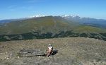 Toppen til venstre er Mulhacén, den højeste top i Sierra Nevada på 3482 m.