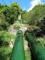 Vi starter med at gå op langs disse rør, som fører vand fra Canal de la Cía til kraftværket i Poncebos. Vi starter med at gå op langs disse rør, som fører vand fra Canal de la Cía til kraftværket i Poncebos.