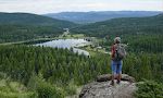 Vi er nået til Skyles Lake Overlook.