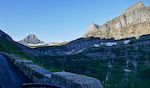 Going-to-the-Sun Road er lukket af sne hver vinter. I år blev den først åbnet den 23. juni.