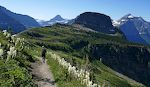 Ca. 7 km tilbage, som heldigvis går mest nedad. Hele stien er i øvrigt 12 km lang.