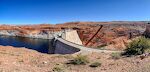 På vejen tilbage gør jeg holdt ved Glen Canyon Dam. På vejen tilbage gør jeg holdt ved Glen Canyon Dam.
