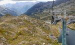 Her er et billede fra nedstigningen med skiliften, hvor man kan se søen 'Estany de Creussans'.
