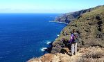 En flot udsigt til Lomada Grande og Puerto de Garafía mod nord.