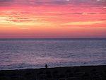 Solnedgang set fra Playa de las Vistas. Solnedgang set fra Playa de las Vistas.