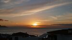 Solnedgang set fra hotellets tag. Solnedgang set fra hotellets tag.
