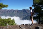 11. jan: Vandretur fra huset til kanten af det store krater, Caldera Taburiente.