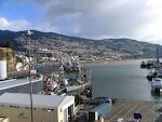 Udsigt over havnen i Funchal, hvor Santa Maria ligger.