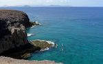 Uden tvivl en flot kajaktur. I baggrunden ses Isla de Lobos og Fuerteventura. Uden tvivl en flot kajaktur. I baggrunden ses Isla de Lobos og Fuerteventura.