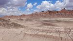 Et særpræget landskab i 'Painted Desert' (den malede ørken) nær Tuba City.