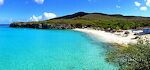 Vi besøger Grote Knip eller Playa Abou, som er den kønneste strand, vi indtil nu har set.