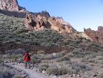 På en sti nær Teide.