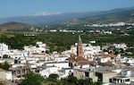 16. juni: Vi er startet på vores 2-dages tur til Cabo de Gata. Her passerer vi byen Fondón.