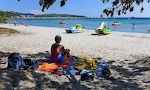 Vi slapper af med en strandtur til Pinarellu strand, som er vores nærmeste strand, kun 10 km fra Conca.