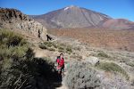 Udsigt til El Teide fra opstigningen til Guajara.
