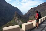 23. nov: Udsigt til Masca, måske den flottest beliggende landsby på Tenerife.