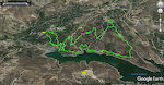Jeg går en rundtur fra Melegís til Chite på nordsiden af vandreservoiret 'Embalse de Béznar'.