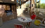 Happy Hour ved klubhuset, mens grillen varmer op.