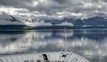 Udsigt mod bjergene på Hinnøya.