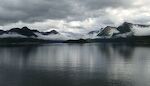 Udsigt mod bjergene på Hinnøya.