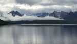 Udsigt mod bjergene på Hinnøya.