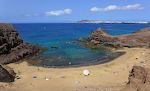 Vi tager en snorkeltur fra Playa del Papagayo, men bliver igen skuffet over det uklare vand.