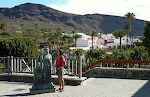 I Santa Lucía er der selvfølgelig en statue af Santa Lucia.